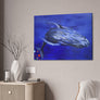 HUMPBACK WHALE  Canvas Stretched, 1.5''