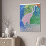 ROSE THE PINK ELEPHANT Canvas Stretched, 1.5''