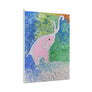 ROSE THE PINK ELEPHANT Canvas Stretched, 1.5''