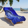 humpback whale Beach Towel