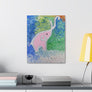 ROSE THE PINK ELEPHANT Canvas Stretched, 1.5''