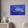 HUMPBACK WHALE  Canvas Stretched, 1.5''
