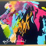 Lion - Handmade Acrylic Original Painting