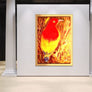 Flame Bowerbird - Handmade Acrylic Original Painting