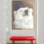 Polar Bear - Handmade Acrylic Original Painting