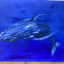 Whale Handmade Acrylic Original Painting