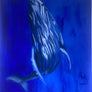 Whale Handmade Acrylic Original Painting