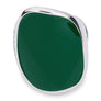 Xtinctio rainforest Vanguard Ring Hand Made in Italy by a 3rd generation goldsmith using the ancient and rarely used Etruscan enamel technique. eco-conscious jewelry ,