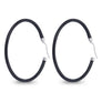 Xtinctio - These circular bronze enameled hoop earrings are hand made in Italy by a 3rd generation goldsmith using the ancient Etruscan art of enameling. Rhinoceros -