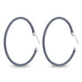 Xtinctio Earrings -These circular bronze enameled hoop earrings are hand made in Italy by a 3rd generation goldsmith using the ancient Etruscan art of enameling.