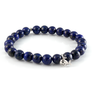 Lapis Lazuli Bracelet with Whale Charm 6mm