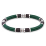 Xtinctio Stretch Bangle comfortable, timeless and chic Hand made in Italy by a 3rd generation Goldsmith Triple dipped Palladium and enamel Imbued with the spirit of the animal it represents and serving as a constant reminder that in this age of extinction, we are all connected to every living thing. Imbued with the spirit of the Rainforest