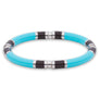Xtinctio Stretch Bangle comfortable, timeless and chic Hand made in Italy by a 3rd generation Goldsmith Triple dipped Palladium and enamel Imbued with the spirit of the animal it represents and serving as a constant reminder that in this age of extinction, we are all connected to every living thing Imbued with the spirit of the Ocean