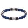 Xtinctio - Stretch Bangle timeless, comfortable and chic Hand made in Italy by a 3rd generation Goldsmith eco conscious with triple dipped platinum and  enamel.  Imbued with the spirit of our endangered Sea Mammals/ Whale