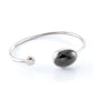Xtinctio Flexible Bangle comfortable, timeless and chic Hand made in Italy by a 3rd generation Goldsmith Triple dipped Palladium and enamel Imbued with the spirit of the animal it represents and serving as a constant reminder that in this age of extinction, we are all connected to every living thing eco-925 Silver. Imbued with the spirit of the Elephant.