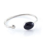 Xtinctio - Bangle Hand made in Italy by a 3rd generation Goldsmith with eco conscious 925 Silver and enamel.  Imbued with the spirit of the endangered Rhinoceros