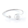 Xtinctio Flexible Bangle comfortable, timeless and chic Hand made in Italy by a 3rd generation Goldsmith Triple dipped Palladium and enamel Imbued with the spirit of the animal it represents and serving as a constant reminder that in this age of extinction, we are all connected to every living thing925 Silver. Imbued with the spirit of the Polar Bear/Arctic
