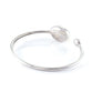 Xtinctio Flexible Bangle comfortable, timeless and chic Hand made in Italy by a 3rd generation Goldsmith Triple dipped Palladium and enamel Imbued with the spirit of the animal it represents and serving as a constant reminder that in this age of extinction, we are all connected to every living thing925 Silver. Imbued with the spirit of the Polar Bear/Arctic