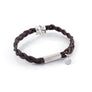 Xtinctio - Bracelet Unisex eco friendly waxed linen/cotton cord with animal charm (brass dipped in platinum) and magnetic steel clasp. Imbued with the spirit of the endangered Elephant