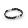 Xtinctio - Bracelet Unisex eco friendly waxed linen/cotton cord with animal charm (brass dipped in platinum) and magnetic steel clasp. Imbued with the spirit of the endangered Elephant