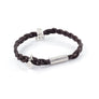 Xtinctio - Bracelet Unisex eco friendly waxed linen/cotton cord with animal charm (brass dipped in platinum) and magnetic steel clasp. Imbued with the spirit of the endangered Orangurtan g.