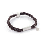 Xtinctio - Bracelet - Unisex eco friendly waxed linen/cotton cord with Polar Bear animal charm (brass dipped in platinum) and magnetic steel clasp.  This bracelet is made in honor of the critically endangered Polar Bear   Xtinctio - For The Survival Of The Species -