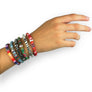 Highly Durable, Comfortable, Fun and well made . Eco-conscious linen/cotton blend HOPE bracelet is lovingly hand made in the USA and UK. Easy on, easy off magnetic clasp. Engraved with our logo serving as a constant reminder that in this age of extinction, we are all connected to every living thing. Our partner in Rainforest Conservation is Rainforest Conservation Trust.