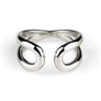 Xtinctio This 'Together Ring' in 925 Sterling Silver is engraved with the word "TOGETHER" that symbolizes our interdependence with everything on earth. It is a positive reminder of our connection to every living thing in this age of extinction. 50% of all profits go towards protecting the most endangered species on the planet earth. Xtinctio -For The Survival Of The Species-
