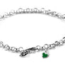 Rainbow Heart Bracelet 925 Sterling