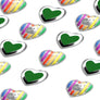 Rainbow Heart Bracelet 925 Sterling