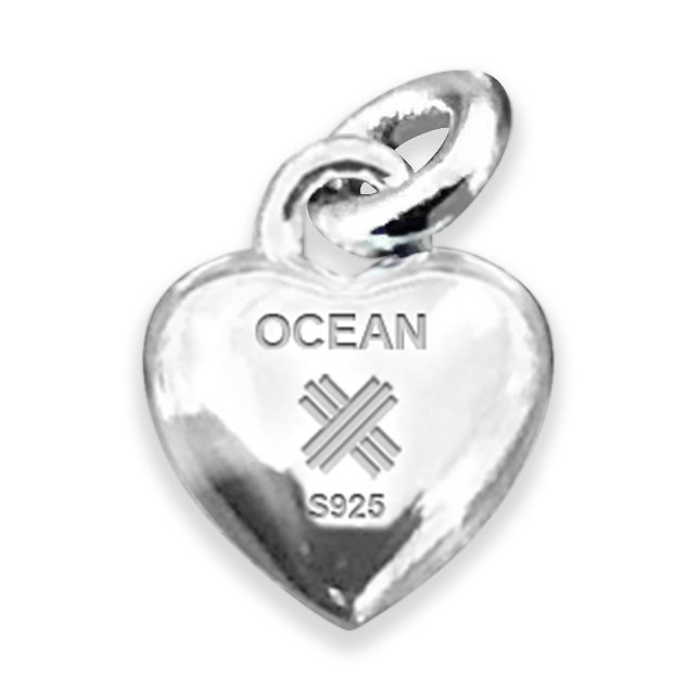 Heart Ocean Pendant Necklace