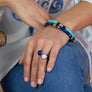 Xtinctio Stretch Bangle comfortable, timeless and chic Hand made in Italy by a 3rd generation Goldsmith Triple dipped Palladium and enamel Imbued with the spirit of the animal it represents and serving as a constant reminder that in this age of extinction, we are all connected to every living thing Imbued with the spirit of the Ocean