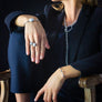 Made in Italy by a 3rd generation Goldsmith. Eco conscious white Bronze and glass enamel. 50% of all profits go towards protecting the most endangered species on the planet earth. Each ring is engraved with the endangered animal or habitat it represents. Collect them in all 8 colors!