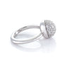 Xtinctio - Hand made in Italy by a 3rd generation Goldsmith. This eco conscious 925 silver and Lab-grown diamonds is engraved with our X logo,  50% of all profits go towards protecting the most endangered species on the planet earth.