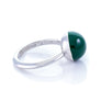 Made in Italy by a 3rd generation Goldsmith. Eco conscious white Bronze and glass enamel. 50% of all profits go towards protecting the most endangered species on the planet earth. Each ring is engraved with the endangered animal or habitat it represents. Collect them in all 8 colors!