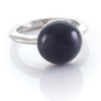 Xtinctio - This Etruscan Sphere Ring is hand made in Italy using 925 Silver and enamel.  Engraved with our logo, it is a positive reminder of our connection to every living thing in this age of extinction. Our partner in Elephant.  Made in Italy by a 3rd generation Goldsmith. Eco conscious enamel, 925 sterling. 50% of all profits go towards protecting the most endangered species on the planet earth. Each ring is engraved with the endangered animal or habitat it represents. Collect them in all 8 colors!