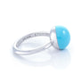 Xtinctio - This Etruscan Sphere ring is hand made in Italy by a 3rd generation Goldsmith. Eco conscious 925 Silver and enamel. Engraved with our logo serving as a constant reminder that in this age of extinction, we are all connected to every living thing. Our partner in Ocean Conservation is The Coral Reef Restoration.