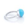 Made in Italy by a 3rd generation Goldsmith. Eco conscious white Bronze and glass enamel. 50% of all profits go towards protecting the most endangered species on the planet earth. Each ring is engraved with the endangered animal or habitat it represents. Collect them in all 8 colors