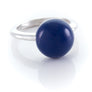 Xtinctio - This Etruscan Sphere Ring is hand made in Italy by a 3rd generation goldsmith using 925 Silver and enamel.  Engraved with our X logo, it is a positive reminder of our connection to every living thing in this age of extinction.  Our partner Coral restoration foundation