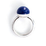 Xtinctio - This Etruscan Sphere Ring is hand made in Italy by a 3rd generation goldsmith using 925 Silver and enamel.  Engraved with our X logo, it is a positive reminder of our connection to every living thing in this age of extinction.  Our partner Coral restoration foundation