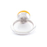 Xtinctio - This Etruscan Sphere ring is Hand Made in Italy by a 3rd generation Goldsmith.  Eco conscious 925 Silver and enamel. Imbued with the spirit of the orangutan