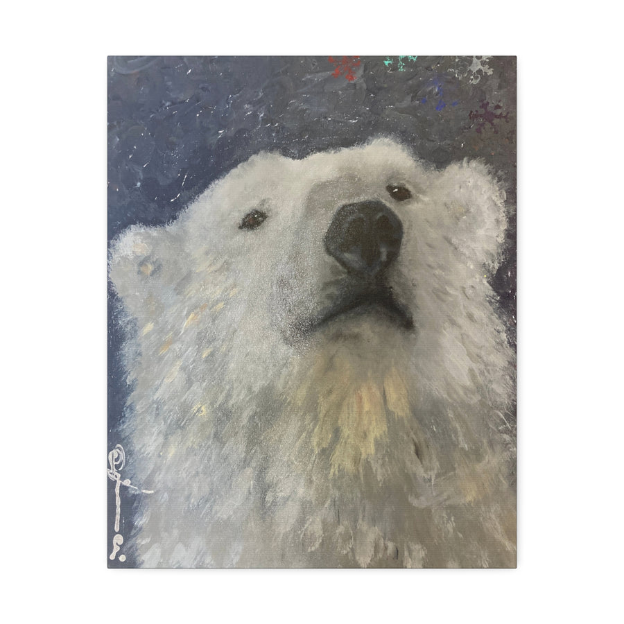 POLAR BEAR Canvas Stretched, 1.5''