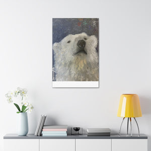 POLAR BEAR Canvas Stretched, 1.5''