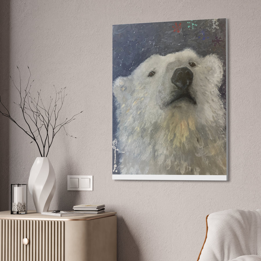 POLAR BEAR Canvas Stretched, 1.5''