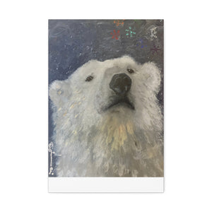 POLAR BEAR Canvas Stretched, 1.5''