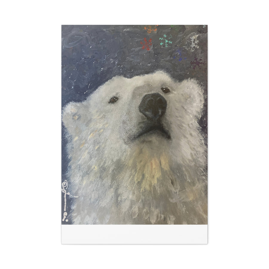 POLAR BEAR Canvas Stretched, 1.5''