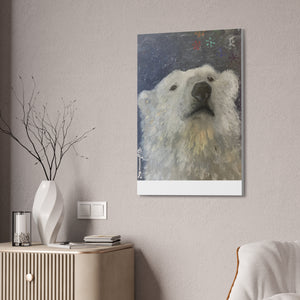 POLAR BEAR Canvas Stretched, 1.5''