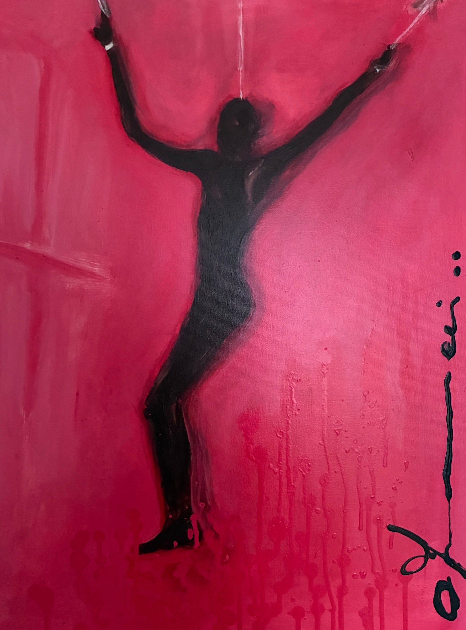 Women’s suffering - Handmade Acrylic Original Painting