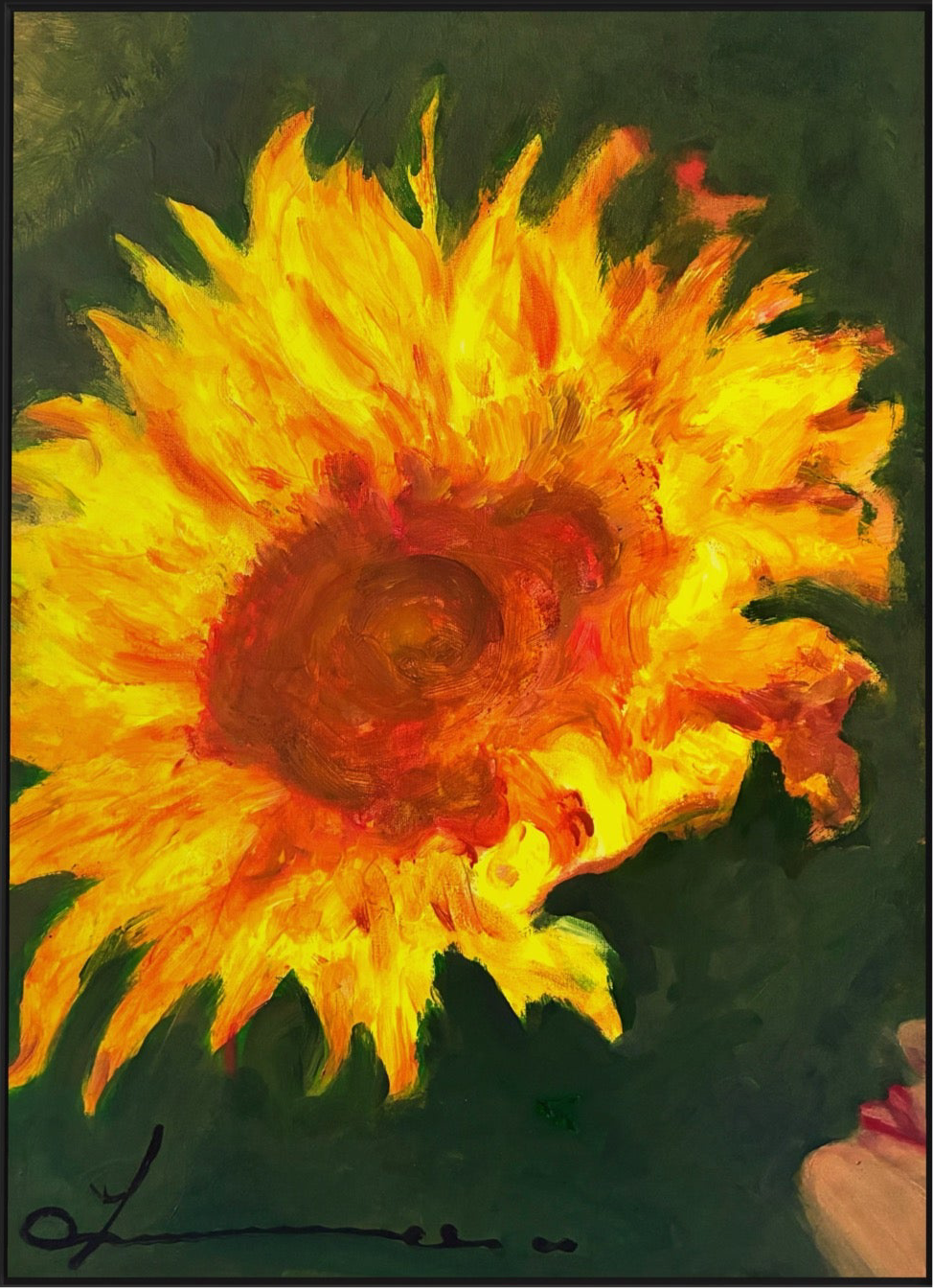 Sunflower’s legend - Handmade Acrylic Original Painting