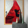 Cardinal Bird - Handmade Acrylic Original Painting
